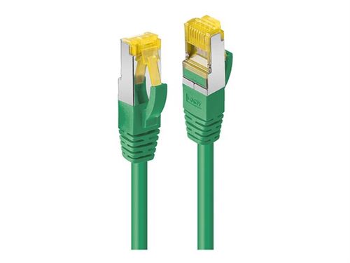Lindy - Cordon de raccordement - RJ-45 (M) pour RJ-45 (M) - 1 m - 6.5 mm - S/FTP - CAT 7 - sans halogène, sans crochet - vert
