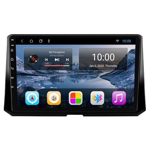 Autoradio Multimédia RoverOne CarPlay Android Auto GPS pour Toyota Corolla 12 2018 - 2020