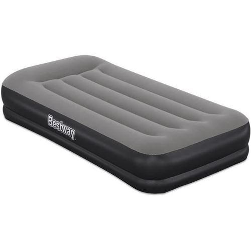 Bestway Matelas gonflable Tritech une personne Twin avec pompe USB intégrée 1,91 m x 97 cm x 36 cm