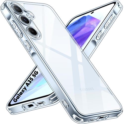 Coque pour Samsung Galaxy A35 5G - Silicone Gel TPU Transparent Protection Souple Ultra Mince Phonillico®