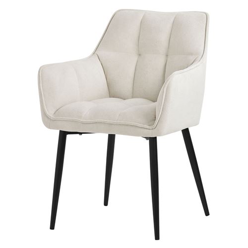 Ml-Design Chaise Salle À Manger - Crème - Image 2