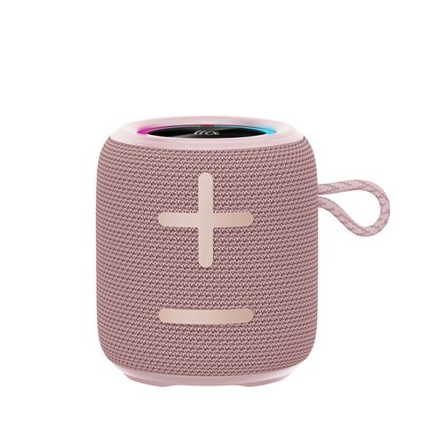  Enceinte Bluetooth portable IPX7 &eacute;tanche - Mini haut-parleur sans fil TWS, batterie 1200mAh, id&eacute;ale ext&eacute;rieur & voyage - Rose 