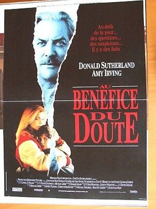 Au Bénéfice du Doute - 1993 - Donald Sutherland - 40x60cm - Affiche de cinéma originale pliée