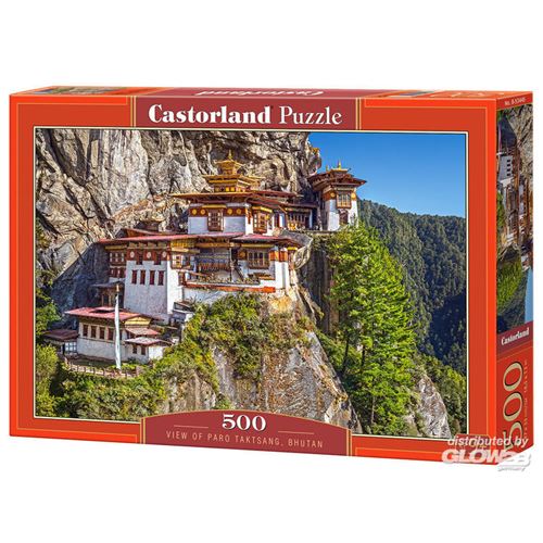 Puzzle Castorland - Vue de Paro Taktsang Bhoutan, 500 pièces