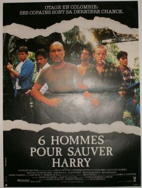 Affiche de Cinéma Originale - 6 Hommes pour sauver Harry - 1986 - Robert Duvall, Bruce Gray - 40x60cm
