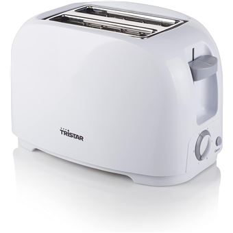 Grille-pain Blanc 2 Fentes 800W Compact - 1