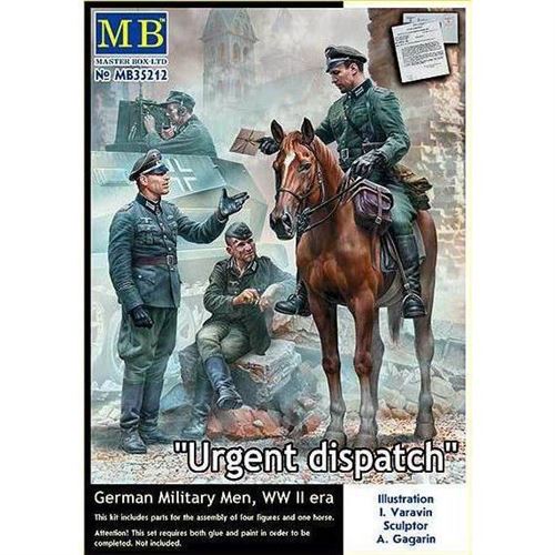 Urgent Dispatch. German Military Men, Wwii Era - 1:35e - Master Box Ltd.