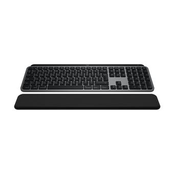 Logitech Master Series MX Keys S Combo for Mac - Ensemble clavier et souris - full size - rétroéclairé - sans fil - Bluetooth LE - QWERTZ - Suisse - gris sidéral - 1