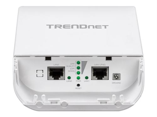 TRENDnet TEW 740APBO2K 10 dBi Wireless N300 Outdoor PoE Preconfigured Point-to-Point Bridge Kit - Draadloze-toegangspunt - Wi-Fi - 2.4 GHz (pak van 2)