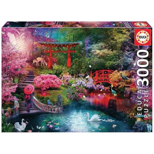 Educa - Puzzle - 3000 Jardin Japonais