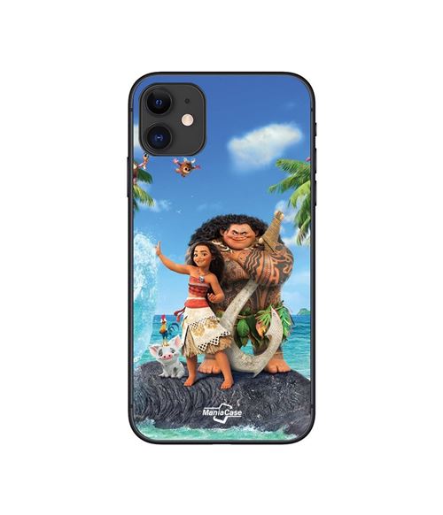 Coque de téléphone - Maniacase - Iphone 12 - Souple - Silicone - Anime negro
