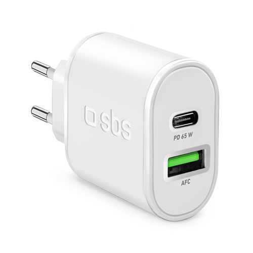 Chargeur secteur 65W smartphone tablette et PC - SBS