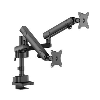 Support écran PC à ressort mécanique 2 écrans PC 17"-35" - 1