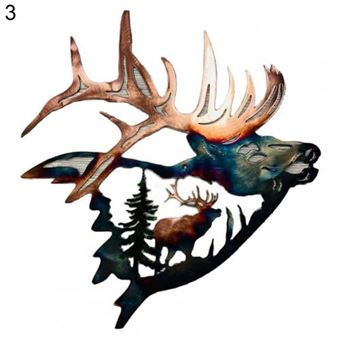 DIYBravo 4Pcs Décoration De Jardin En Métal Extérieur De Décoration Animal Évider Silhouette Form Ornements De Pelouse Extérieure Pour Allée Trottoir Jardin Et Pelouse (Famille Hérisson