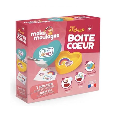 Non Communiqué Multicolore Mon Atelier Boite Coeur - Mako Moulages