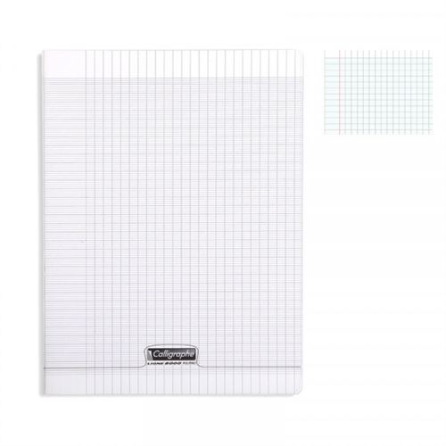 Cahier - 24x32(cm) - Grands carreaux - 48 pages - couverture en polypro - sans spirale - Clairefontaine - Calligraphe