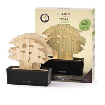 Arbre à parfum et recharge Cèdre naturel Esteban