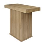 Console table extensible The Home Deco Factory SAULK 2 à 10 places MDF Beige L90 x l47-235 x H75 cm