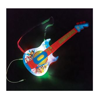 Guitare Electronique Lumineuse Lexibook 59cm Lunettes et Micro Pat’Patrouille