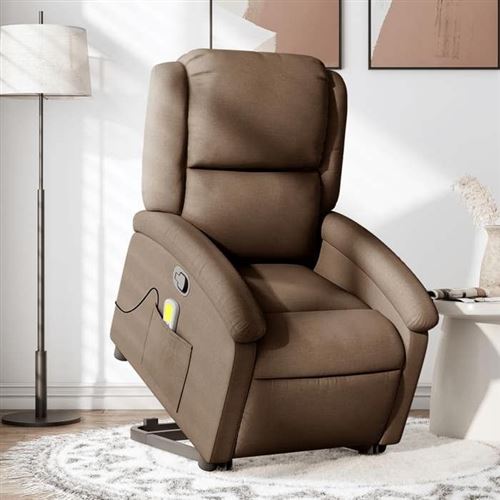 Non Communiqué Marron Vidaxl Fauteuil De Massage, Relaxation Tissu
