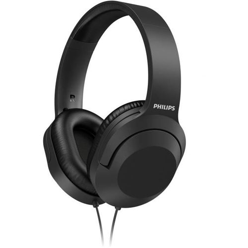 Philips Tah2005Bk - Écouteurs - Circum-Aural - Filaire - Jack 3,5Mm - Isolation Acoustique