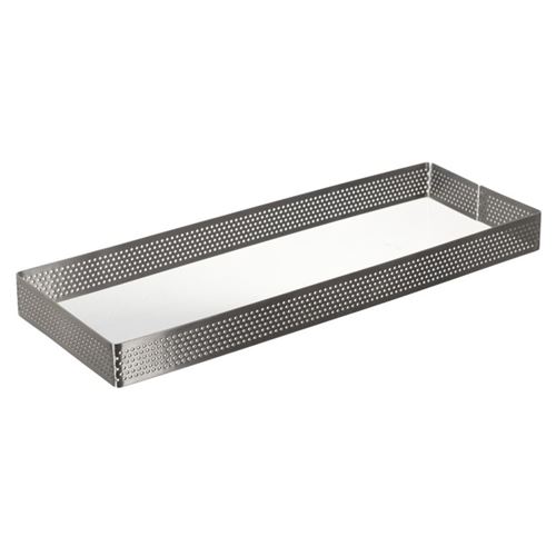 Paris Prix - Cadre à Pâtisserie Perforé mets 30cm Argent