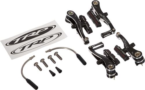 TRP CX9 Mini Front and Rear V-Brake Set, Black by TRP