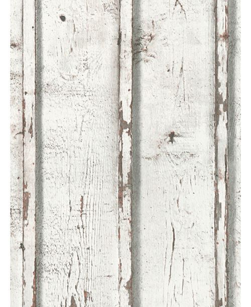 Planches en bois rustique Papier peint blanc