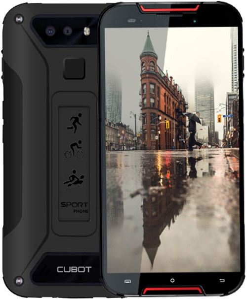 Smartphone Cubot Quest Lite 5 Quad Core 3 GB RAM 32 GB - Couleur Noir Rouge