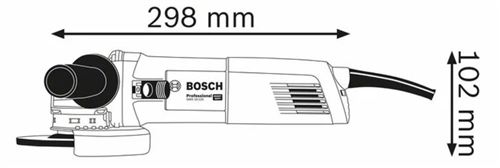 Bosch - Meuleuse BOSCH X-Lock GWX 10-25 - 1000W Ø125 mm - 06017B3000