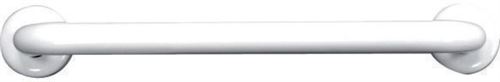 Barre d'appui droite en acier inoxydable - Finition : INOX recouvert d'epoxy BLANC - Longueur 300 mm