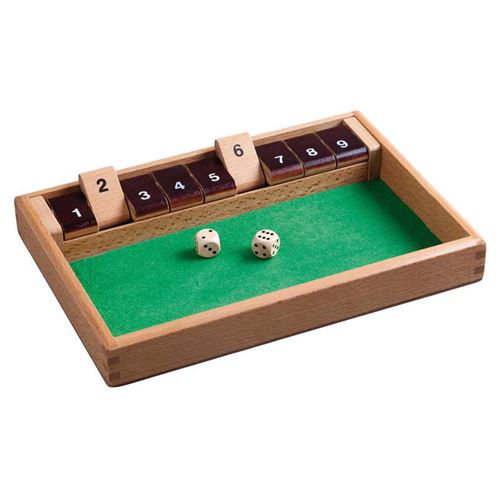 Fermez la boite ou Shut The Box - moyen modèle