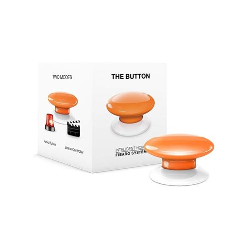 Fibaro Orange Bouton Poussoir Domotique The Button - Image 3