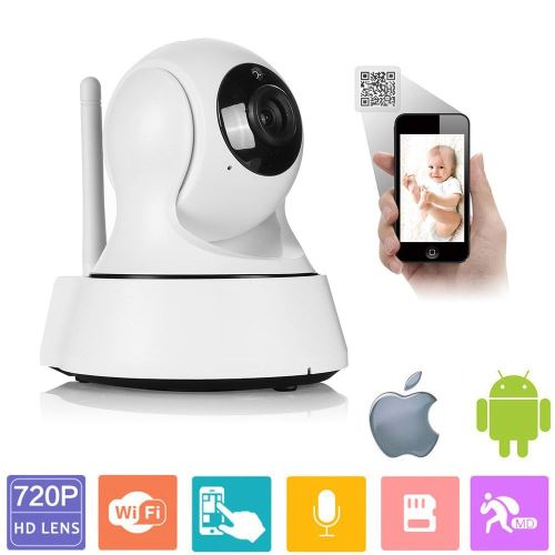 Caméra cachée Mini WIFI Webcam 720P KN-336 Blanc