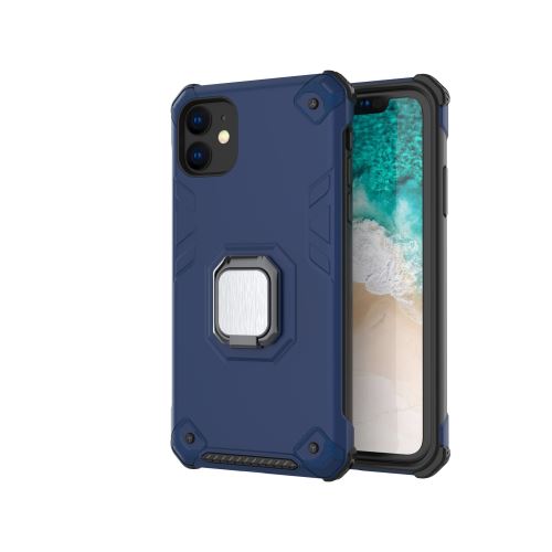 Coque TPU antichoc avec support magnétique pour Apple iPhone 11 6.1 - Bleu