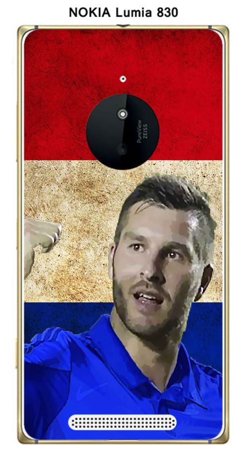 Coque Nokia Lumia 830 design Gignac & Drapeaux