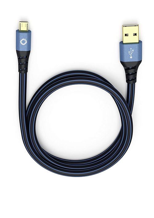 Oehlbach D1 C9330 Câble Plus Usb A Vers Micro B Usb Noir/bleu