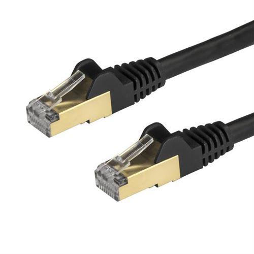 Startech.com Noir 6Aspat1mbk Câble De Réseau U/Ftp (Stp)