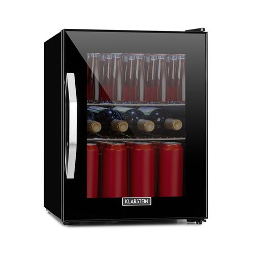 Klarstein Beersafe M Onyx Réfrigérateur 35 litres , 42 dB , éclairage LED , porte verre , classe énergétique C