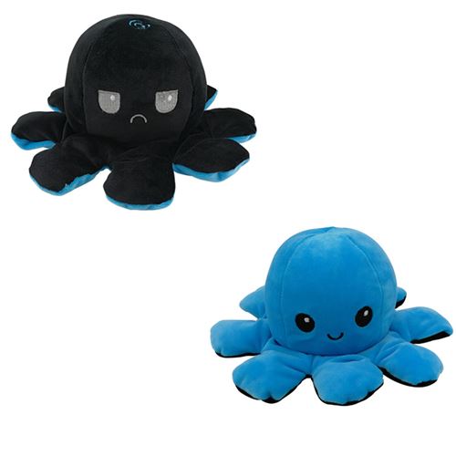 Poupée Octopu Double face Flip Octopu Peluche Chirdren Enfants Cadeau D'anniversaire A - Multicolore