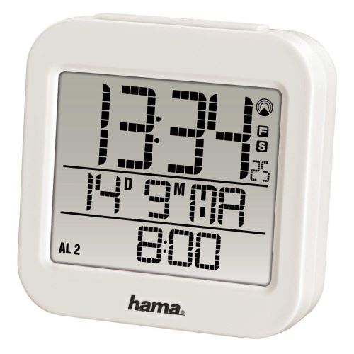 Hama Réveil Radio-piloté rc 130, Blanc