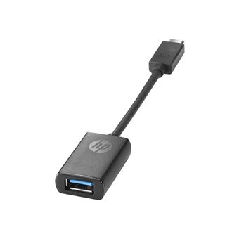 HP - Adaptateur USB - USB (F) pour 24 pin USB-C (M) - USB 3.0 - 14.3 cm - pour HP 20, 22, 24; Pavilion 24, 27, 510, 560, 590, 595, TP01 - 1