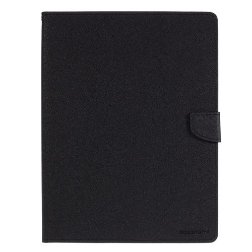 Etui en PU journal intime noir pour votre Apple iPad Pro 12.9 pouces (2020)/(2018)