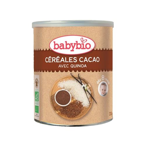 Céréales Cacao avec Quinoa (boite de 220g) - dès 8 mois - Babybio