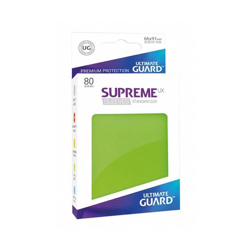 Pochette - Ultimate Guard 80 Pochettes Supreme Ux Sleeves Taille Standard Vert C