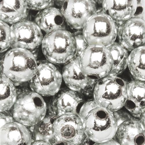Perles de décoration Argent 6 mm - env 650 pcs