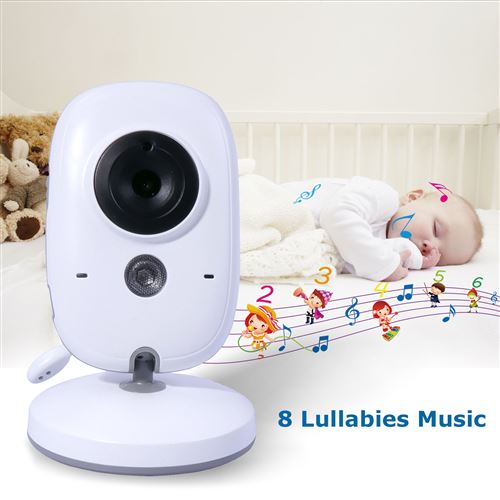 Moniteur Bébé WiFi Nooie – Caméra 2K Avec Vision Nocturne, Détection De Pleurs, Audio Bidirectionnel – Compatible Alexa