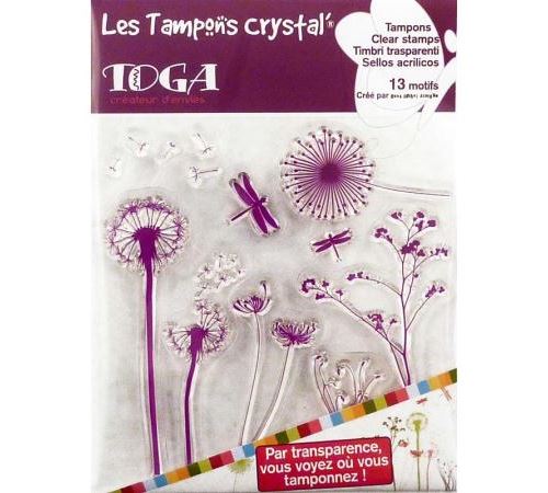 Tampons crystal Graminées x 13
