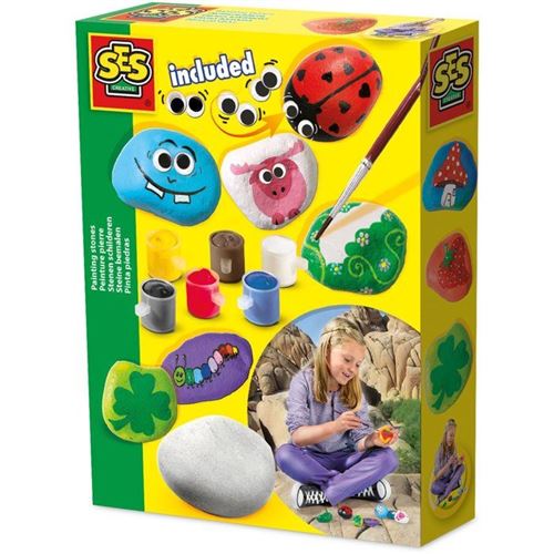 Ses Creative Multicolore Peinture Pierre
