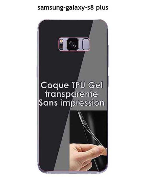 Coque Samsung Galaxy S8 PLUS Transparente (TPU Gel souple)
